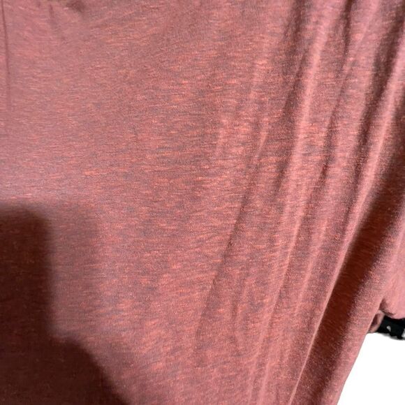 NWT LuLaRoe Nicole Dress Fit & Flare 3XL Solid Heather Red - Picture 9 of 9